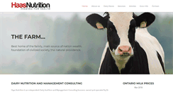 Desktop Screenshot of haasnutrition.com